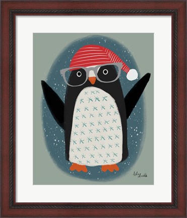 Framed Hip Penguin Print