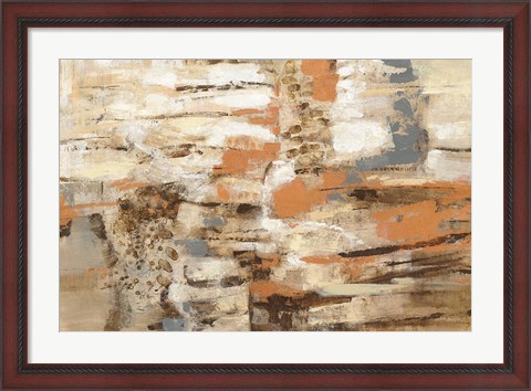 Framed Copper and Wood Print