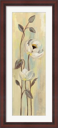 Framed Neutral Anemone Branches I Print