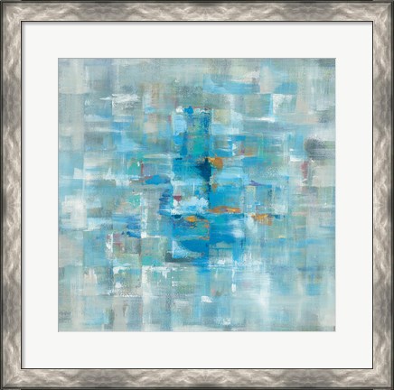 Framed Abstract Squares Print