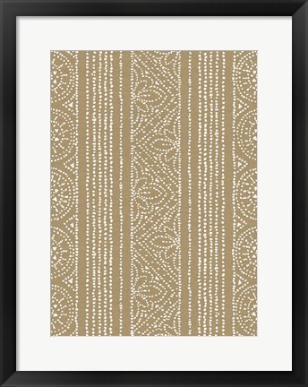 Framed Batik II Patterns Print