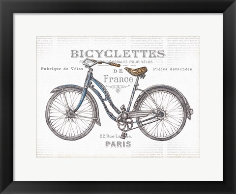 Framed Bicycles II v2 Print