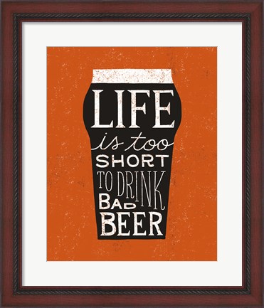 Framed Craft Beer I Print