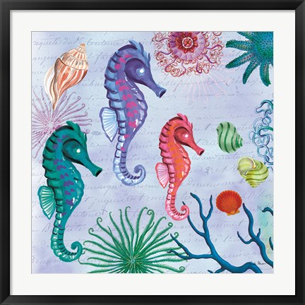 Framed Tropical Underwater II Print