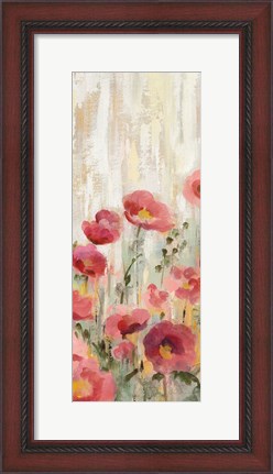 Framed Sprinkled Flowers Panel II Print