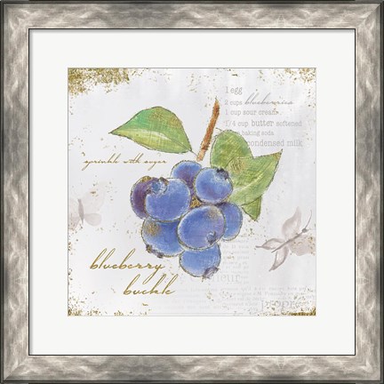 Framed Garden Treasures V Print