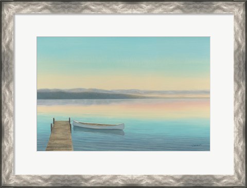 Framed Zen Canoe I Print