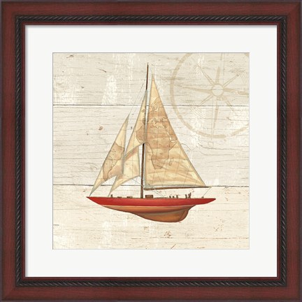 Framed Nautique II Print