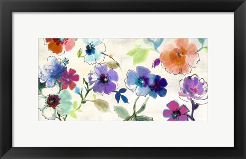 Framed Floral Fantasy Print