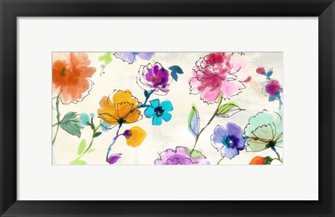 Framed Waterflowers Print