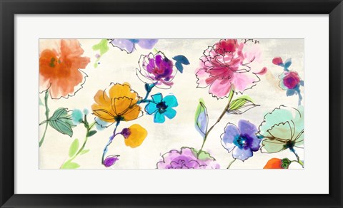 Framed Waterflowers Print