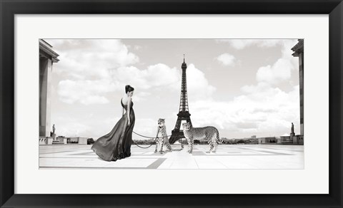 Framed Trocadero View Print