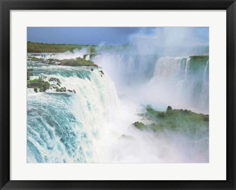 Framed Iguazu Falls, Brazil Print