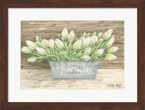 Framed Flowers &amp; Garden Tulips Print