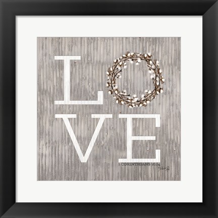 Framed Love Print