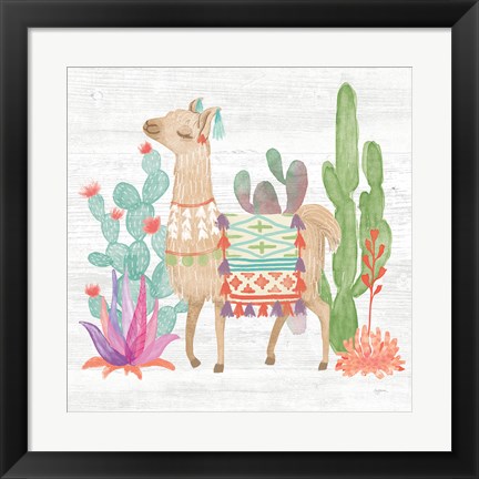 Framed Lovely Llamas IV Print