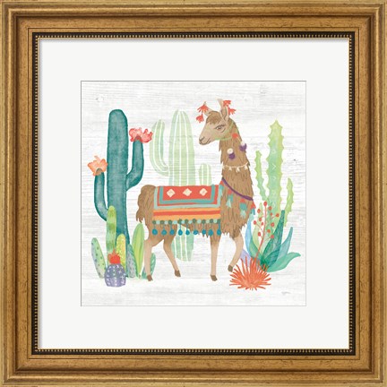 Framed Lovely Llamas III Print