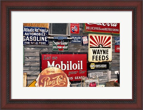 Framed Antique Store Featuring Print