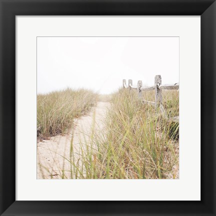 Framed To the Beach Print