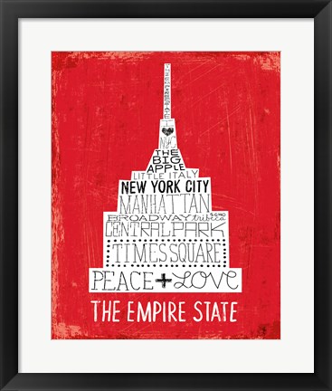 Framed Iconic NYC IV Print