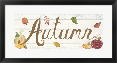 Framed Autumn Bounty IV Print