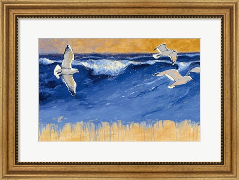 Framed Seagulls Print