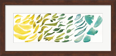 Framed Watercolor Ripple Print