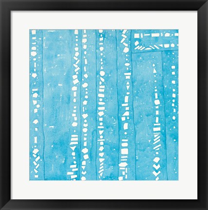 Framed Wishy Washy Blues II Print