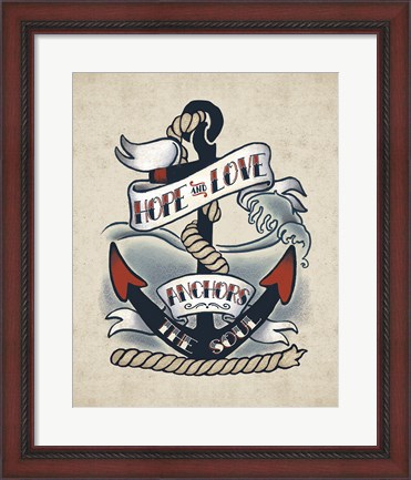 Framed Sailor Wisdom I Print