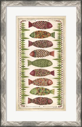 Framed Wild Fish II Print