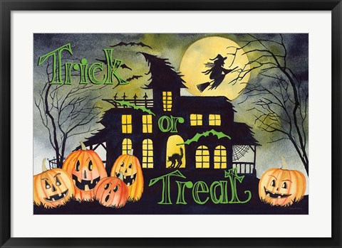 Framed Haunting Halloween Night VI Print