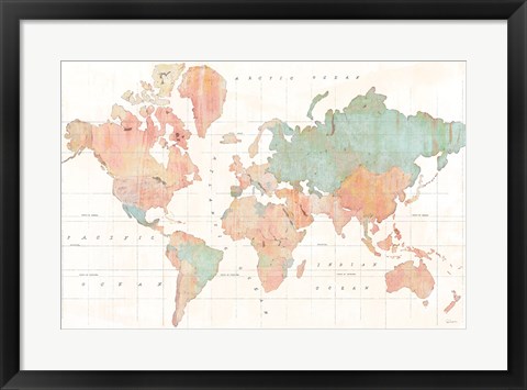 Framed Across the World v3 Print