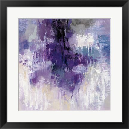 Framed Violet Rain Print