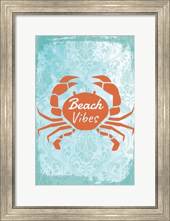 Framed Beach Vibes Print