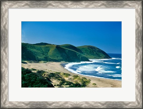 Framed View of the Coastline, Eastern Cape, South Africa Print