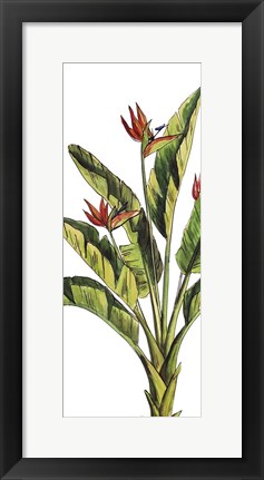Framed Tropical Palm Paradise I Print