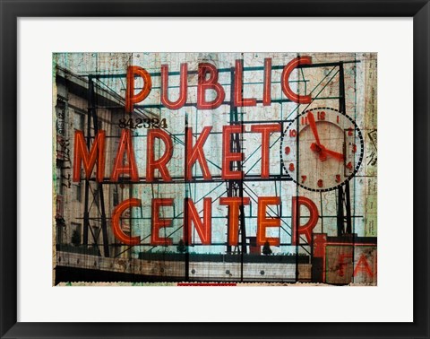 Framed Public Market Print