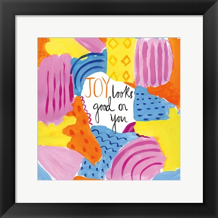 Framed Abstract Affirmations IV Print