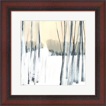 Framed Winter Woods II Print