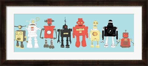 Framed Robot Horizon Print