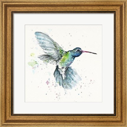 Framed Hummingbird Flurry Print