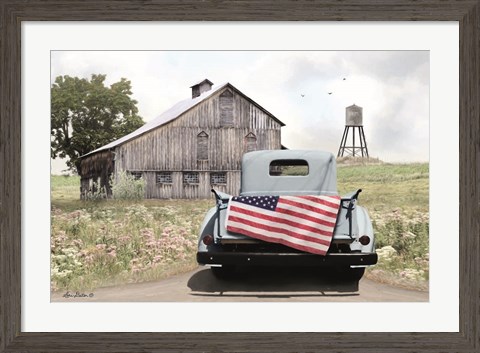 Framed American Tailgating Print