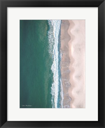 Framed Sand and the Sea Print