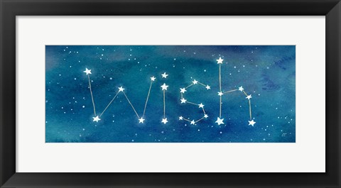 Framed Star Sign Wish Print