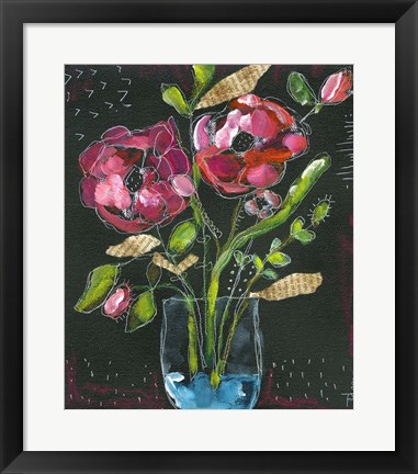 Framed Flower Pot I Print