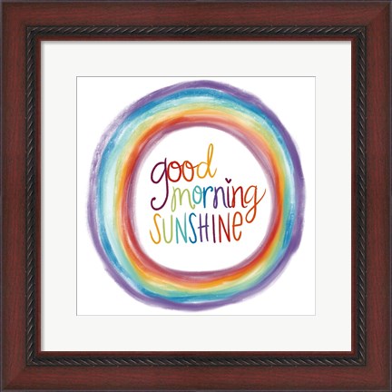 Framed Good Morning Sunshine Print