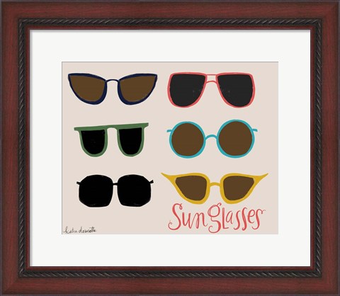 Framed Sunglasses Print
