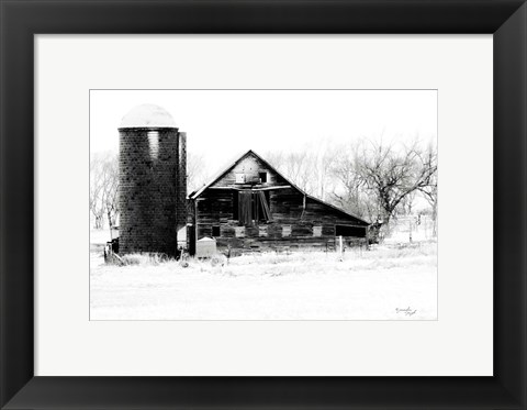 Framed Barn II Print