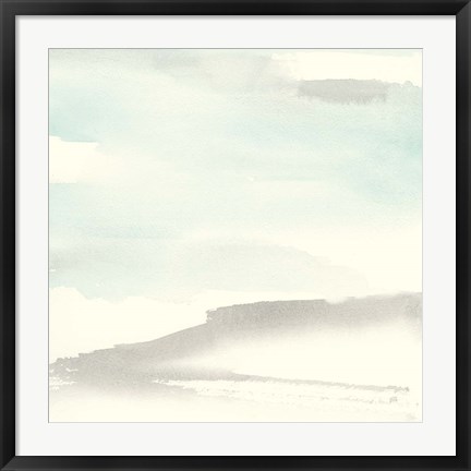 Framed Teal Sky II Print