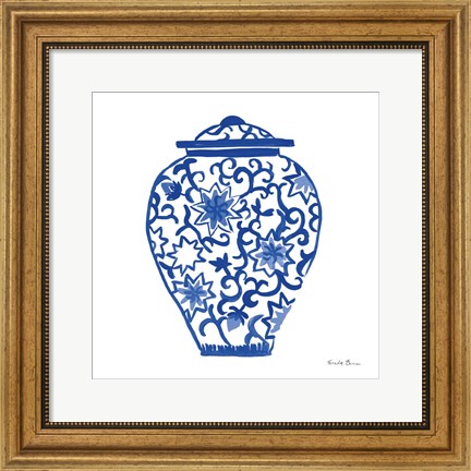 Framed Chinoiserie III Print